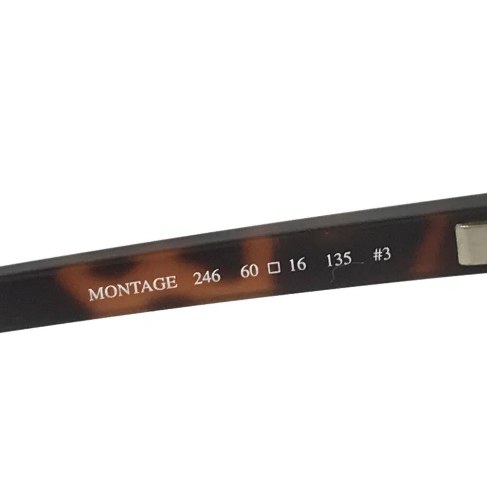 Dragon Eyeglasses Frames MONTAGE 246 Matte Tortoise Brown Square 60-16-135